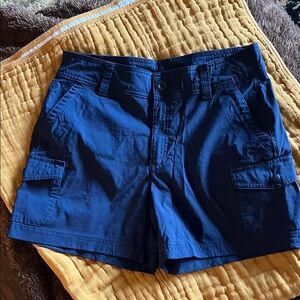 Blue Cargo Shorts